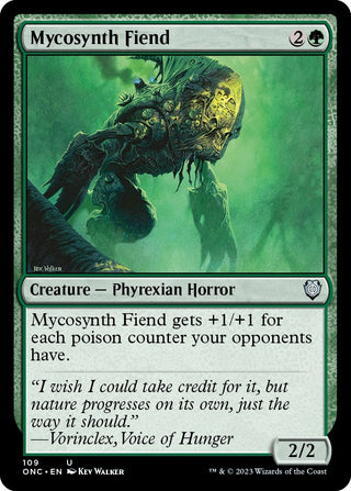 Mycosynth Fiend (109) [ONC] - MTG Single