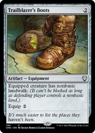 Trailblazer’s Boots (144) [ONC] - MTG Single