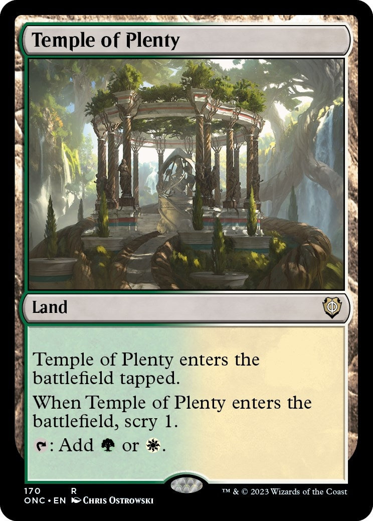Temple of Plenty (170) [ONC] - MTG Single