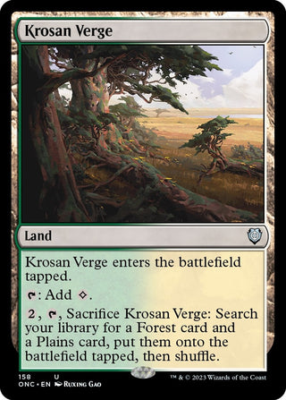 Krosan Verge (158) [ONC] - MTG Single