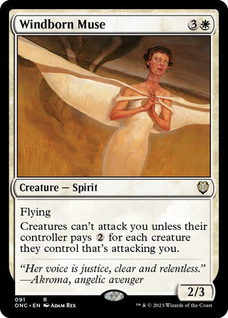 Windborn Muse (91) [ONC] - MTG Single
