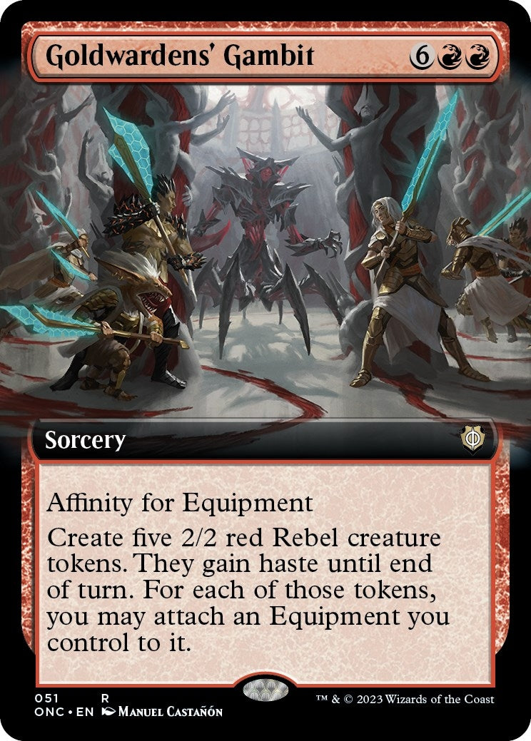 Goldwardens’ Gambit (Extended Art) (51) [ONC] - MTG Single