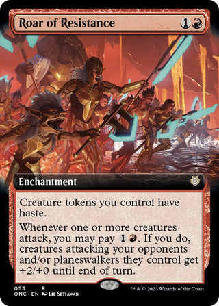 Roar of Resistance (Extended Art) (53) [ONC] - MTG Single