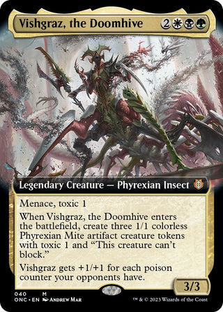 Vishgraz the Doomhive (Extended Art) (40) [ONC] - MTG Single