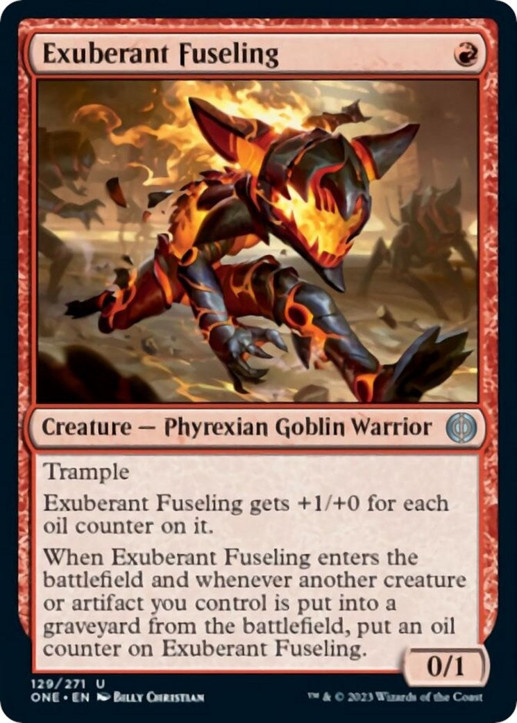 Exuberant Fuseling (129) [ONE] - MTG Single