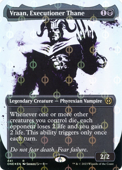 Vraan, Executioner Thane (Showcase) (Step-and-Compleat Foil) (441) [ONE]