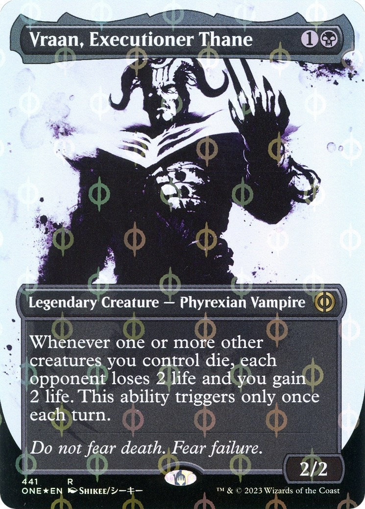 Vraan Executioner Thane (Showcase) (Step-and-Compleat Foil) (441) [ONE] - MTG Single
