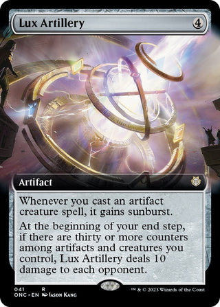 Lux Artillery (Extended Art) (41) [ONC] - MTG Single