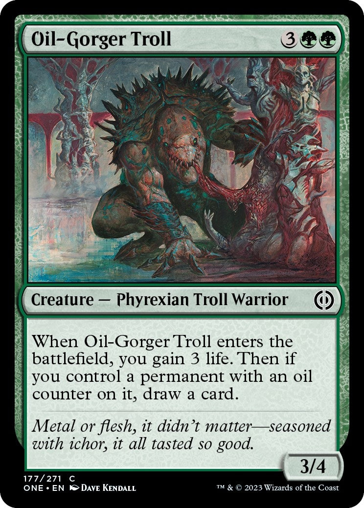Oil-Gorger Troll (177) [ONE] - MTG Single