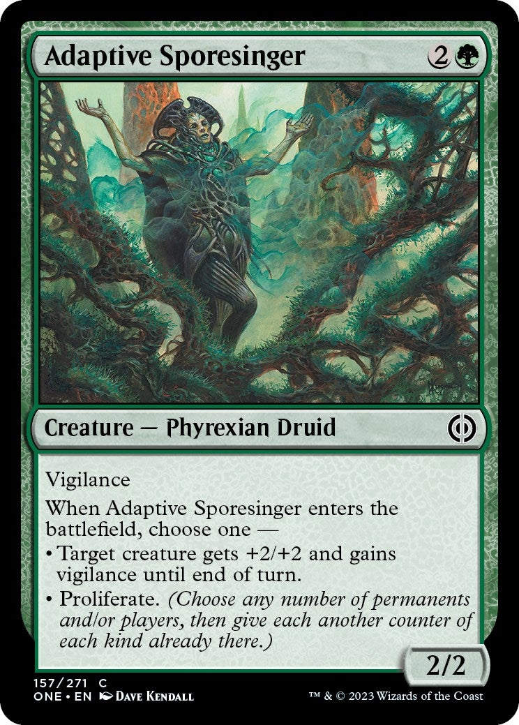 Adaptive Sporesinger (157) [ONE] - MTG Single