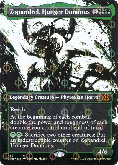 Zopandrel, Hunger Dominus (Showcase) (Step-and-Compleat Foil) (458) [ONE]