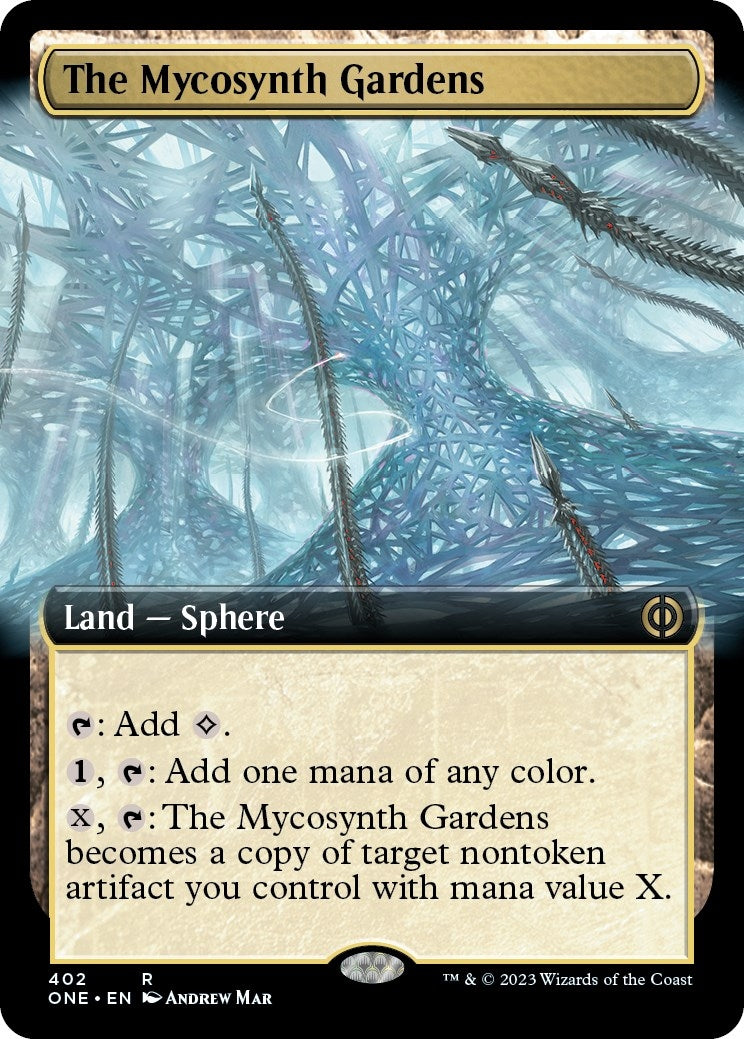 The Mycosynth Gardens (Extended Art) (402) [ONE] - MTG Single