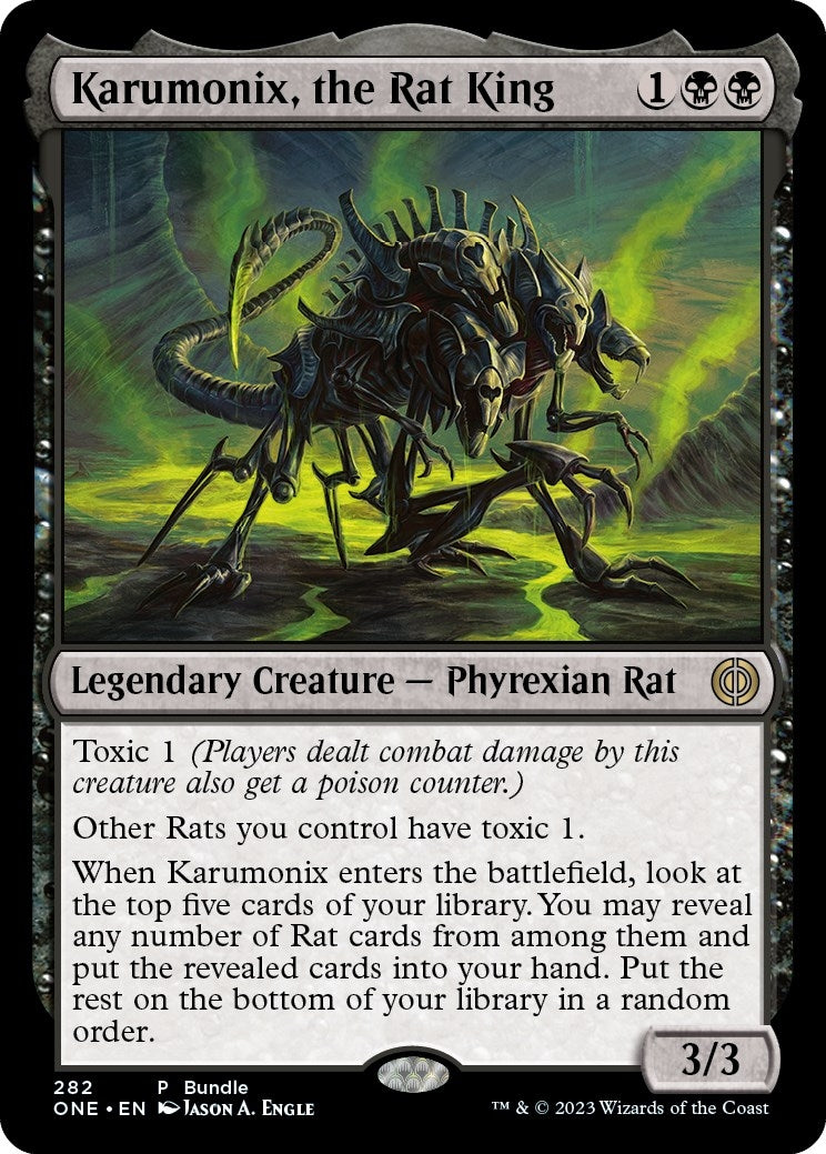 Karumonix the Rat King (ONE Bundle) (282) [UMP] - MTG Single