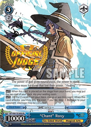 ’Chant’ Roxy (Judge Promo) (8319) [MTI/S83] - Weiss Schwarz Single
