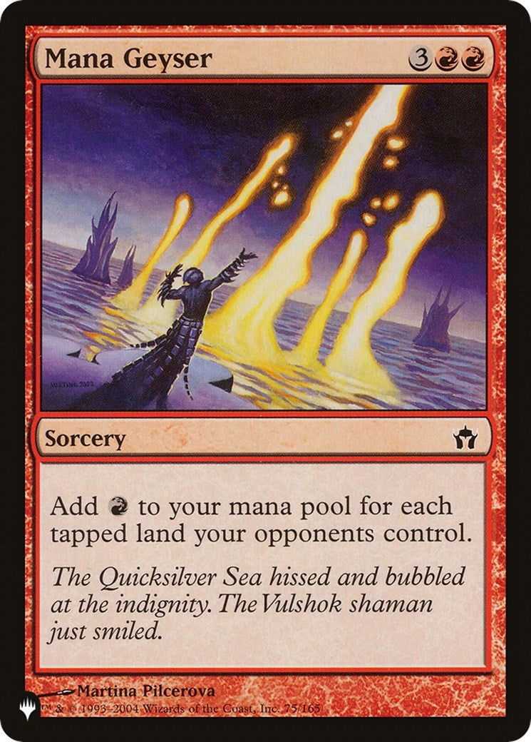 Mana Geyser (75) [LIST] - MTG Single