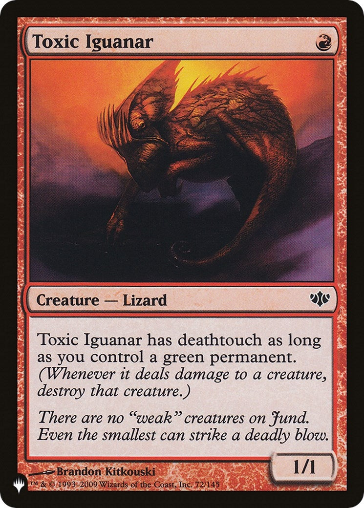 Toxic Iguanar (72) [LIST] - MTG Single