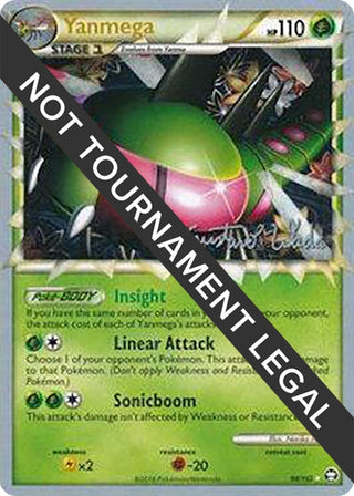 Image for Yanmega - 2011 (Gustavo Wada) (98/102) (World Championship Decks) - Pokemon