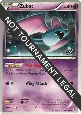 Image for Zubat - 2015 (Rowan Stavenow) (53/135) (World Championship Decks) - Pokemon