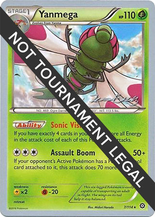 Image for Yanmega - 2016 (Jesper Eriksen) (7/114) (World Championship Decks) - Pokemon