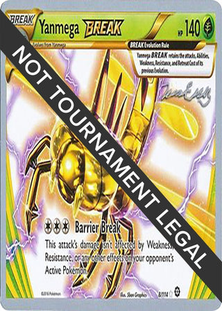 Image for Yanmega BREAK - 2016 (Jesper Eriksen) (8/114) (World Championship Decks) - Pokemon