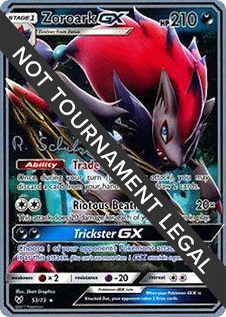 Image for Zoroark GX - 2018 (Robin Schulz) (53/73) (World Championship Decks) - Pokemon