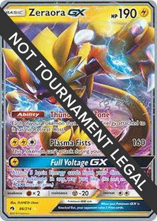 Image for Zeraora GX - 2019 (Haruki Miyamoto) (86/214) (World Championship Decks) - Pokemon