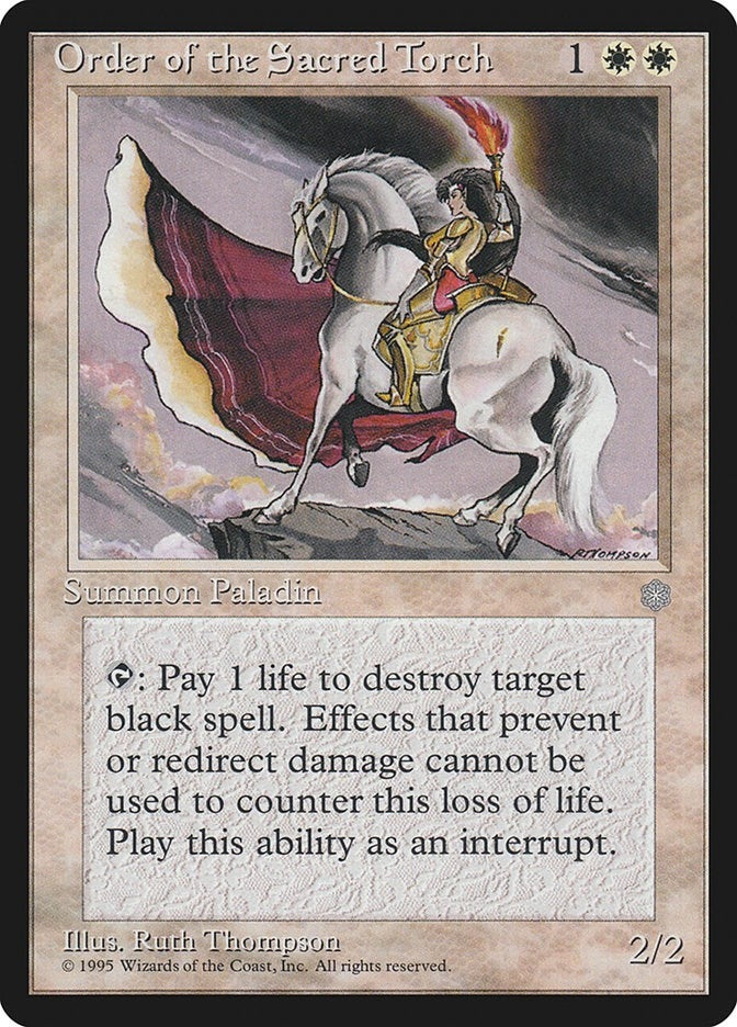 Order of the Sacred Torch [ICE] - MTG Single