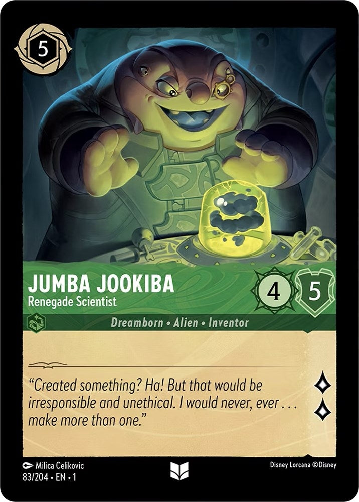 Jumba Jookiba - Renegade Scientist (83) (1) - Disney Lorcana Single