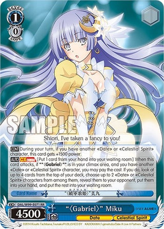 ’’Gabriel’’ Miku (99071) [DAL] - Weiss Schwarz Single