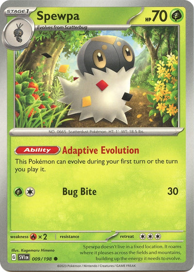 Spewpa (009/198) [SV01: Scarlet & Violet Base Set]