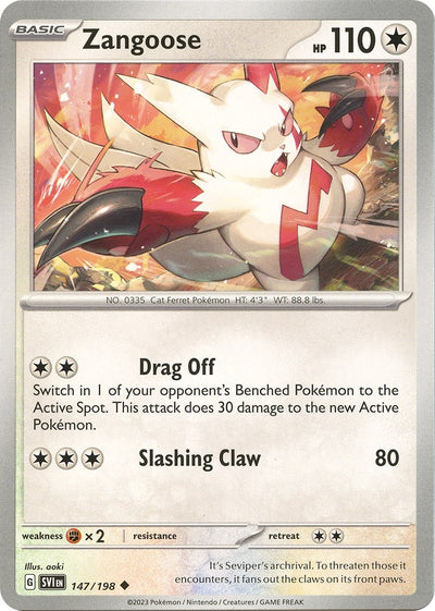 Zangoose - 147/198 (147/198) [SV01: Scarlet & Violet Base Set]