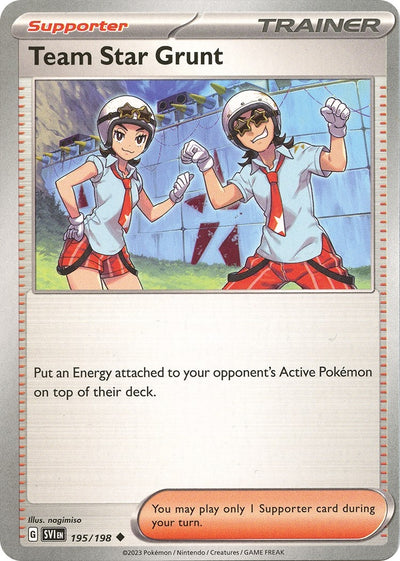 Team Star Grunt - 195/198 (195/198) [SV01: Scarlet & Violet Base Set]