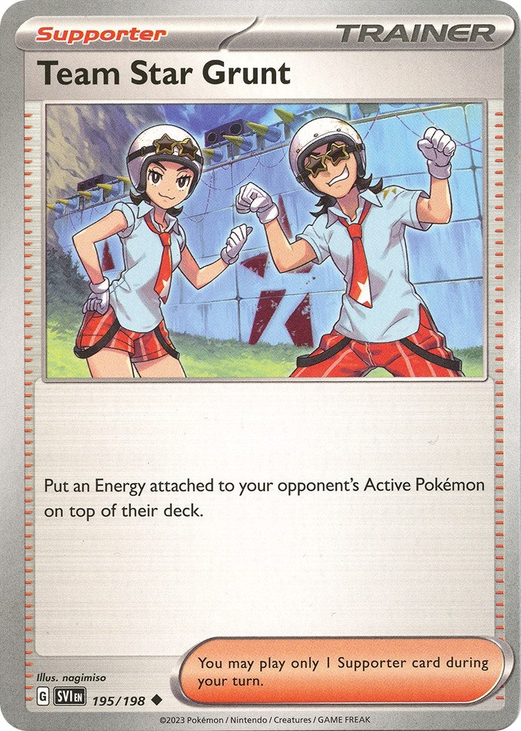 Team Star Grunt - 195/198 (195/198) [SV01: Scarlet & Violet Base Set]
