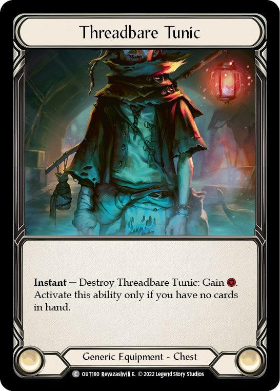 Threadbare Tunic (180) [OUT] - Flesh and Blood TCG Single