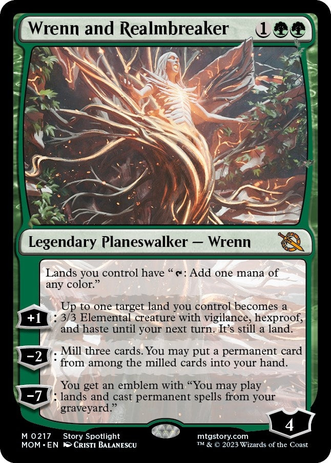 Wrenn and Realmbreaker (217) [MOM] - MTG Single