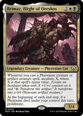 Brimaz Blight of Oreskos (2) [MOC] - MTG Single