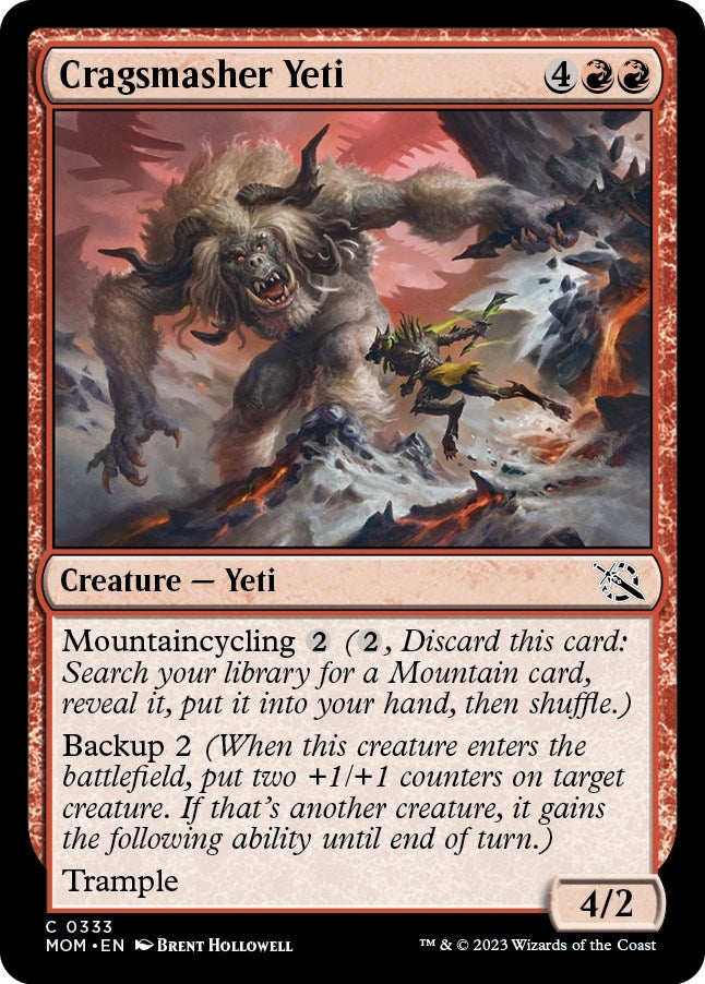 Cragsmasher Yeti (333) [MOM] - MTG Single