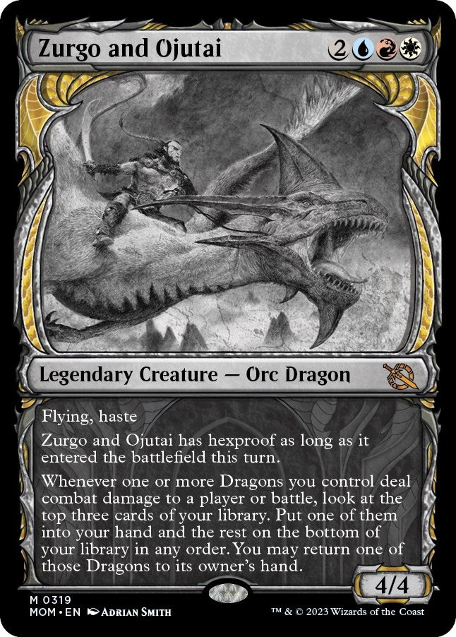 Zurgo and Ojutai (Showcase) (319) [MOM] - MTG Single