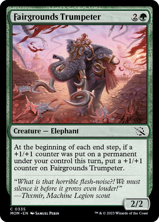 Fairgrounds Trumpeter (335) [MOM] - MTG Single
