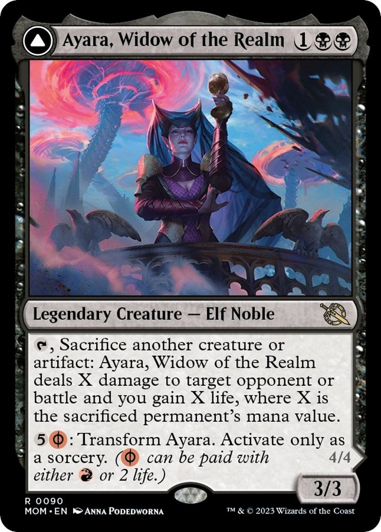 Ayara Widow of the Realm (90) [MOM] - MTG Single