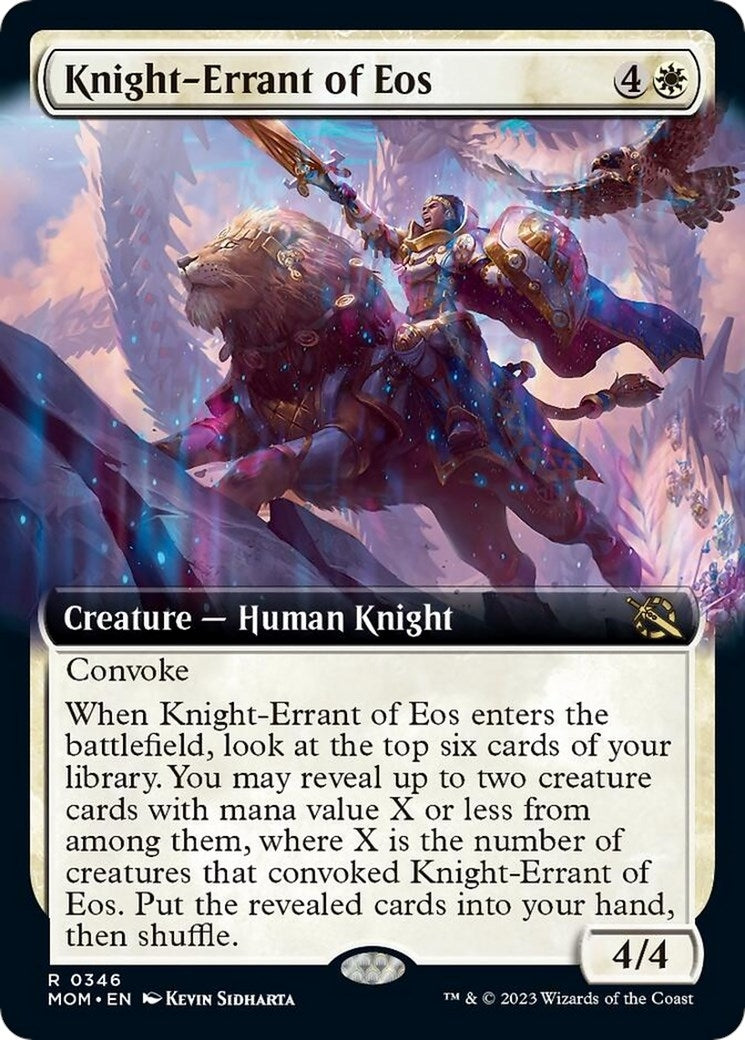 Knight-Errant of Eos (Extended Art) (346) [MOM] - MTG Single