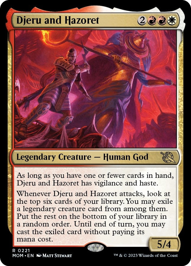 Djeru and Hazoret (221) [MOM] - MTG Single