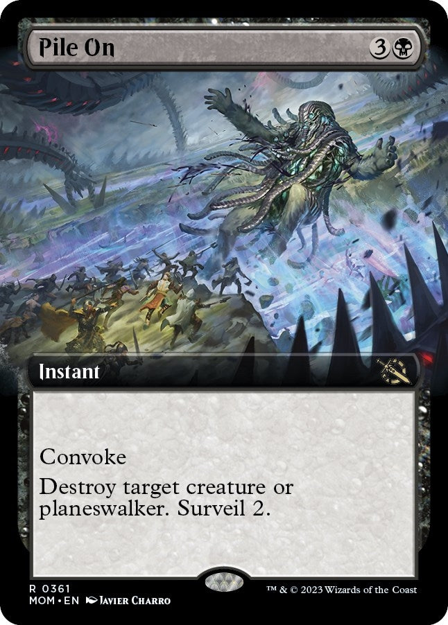 Pile On (Extended Art) (361) [MOM] - MTG Single