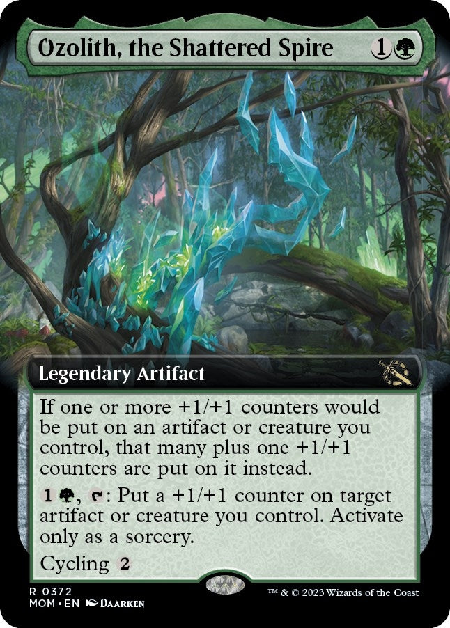 Ozolith the Shattered Spire (Extended Art) (372) [MOM] - MTG Single