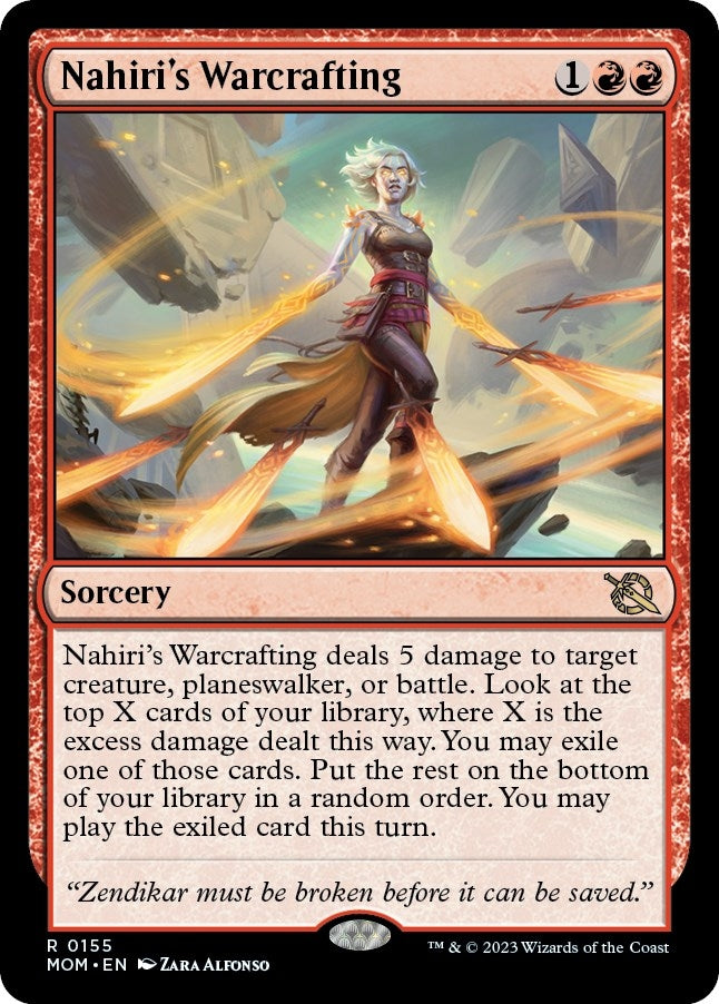 Nahiri’s Warcrafting (155) [MOM] - MTG Single