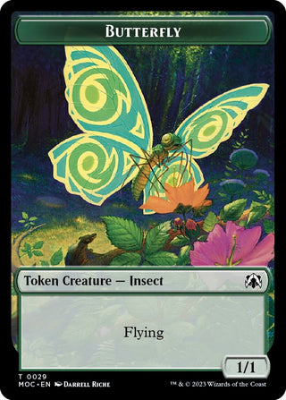 Butterfly // City’s Blessing Double-sided Token (0) [MOC] - MTG Single