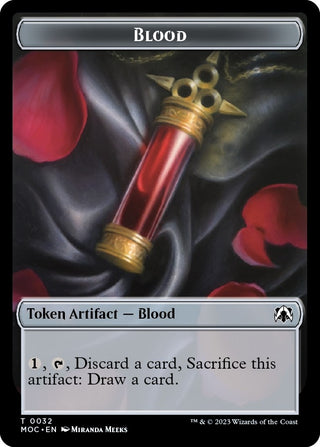 Blood // Shapeshifter Double-sided Token (0) [MOC] - MTG Single