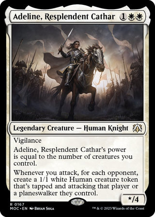 Adeline Resplendent Cathar (167) [MOC] - MTG Single