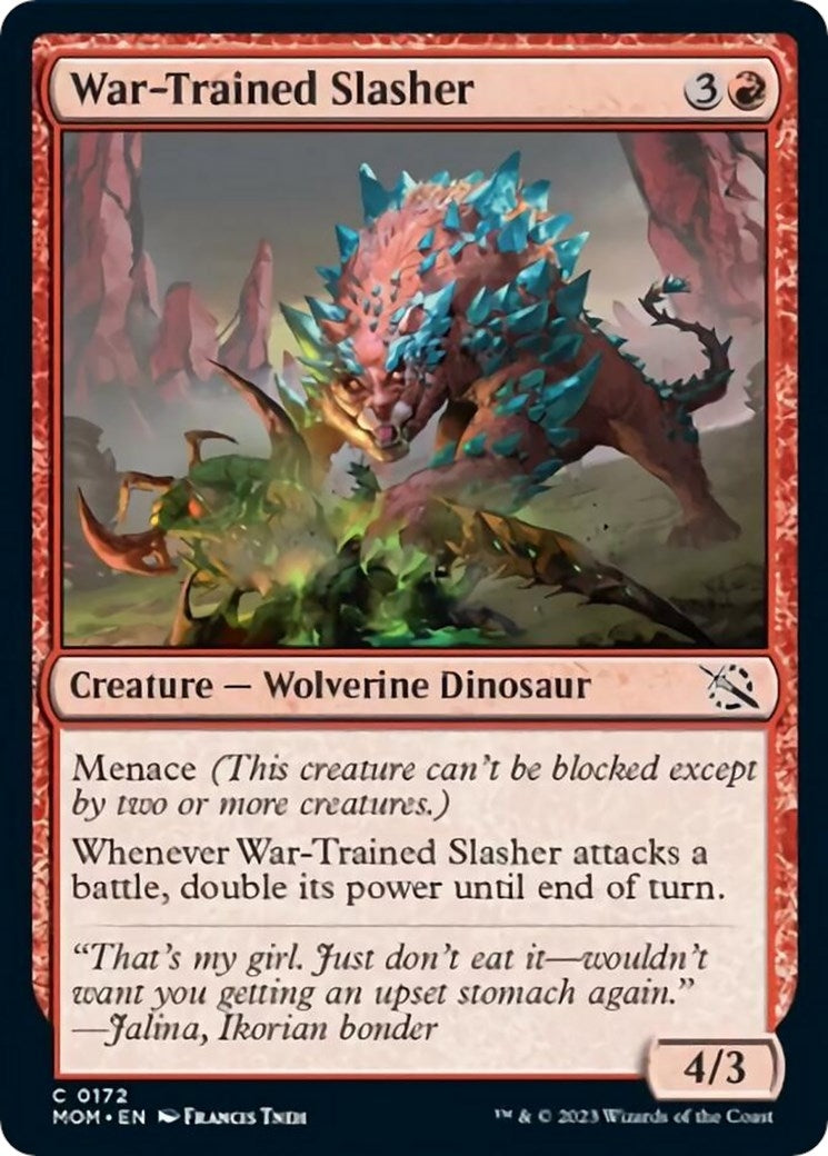 War-Trained Slasher (172) [MOM] - MTG Single