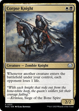 Corpse Knight (321) [MOC] - MTG Single